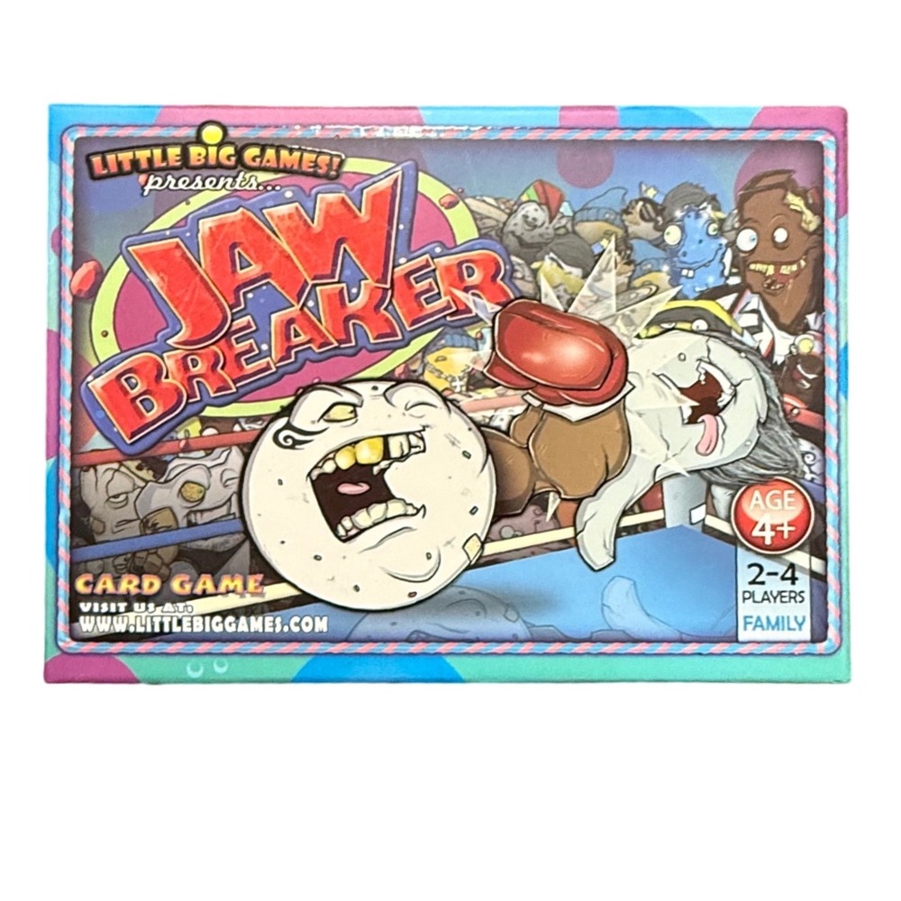 Jaw Breaker Card‎ Game by Little Big Games Ages 4 Family Fun